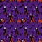 Halloween Vampires 100% Cotton 1 yard Precut Fabric Bundles, 5 pieces